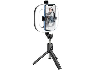 HOCO selfie tripod stojalo LV03 Plus Showfull za snemanje in slikanje selfie posnetkov 80 cm - črn