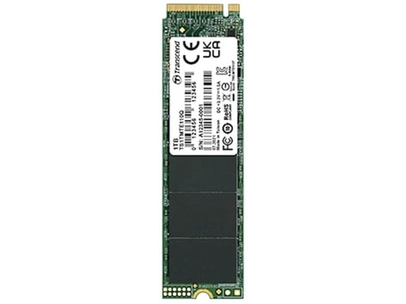 TRANSCEND SSD M.2 PCIe NVMe 1TB 110Q, 2000/1500 MB/s, QLC 3D NAND, Gen3 x4 TS1TMTE110Q