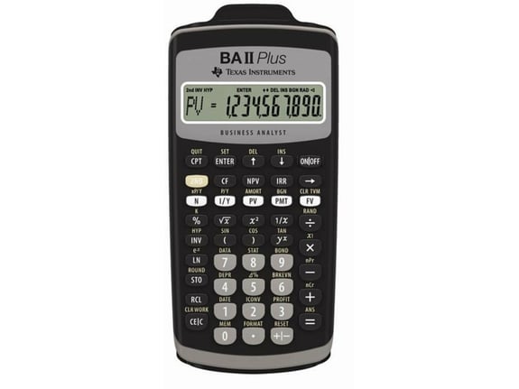 TEXAS kalkulator BA II PLUS