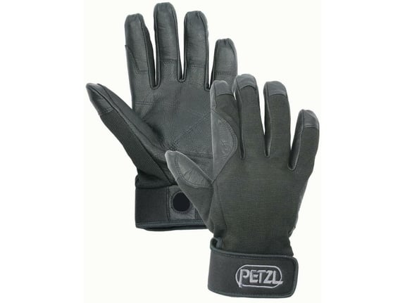 PETZL rokavice za spust in delo z vrvmi CORDEX K52 XLN, črna barva velikost XL