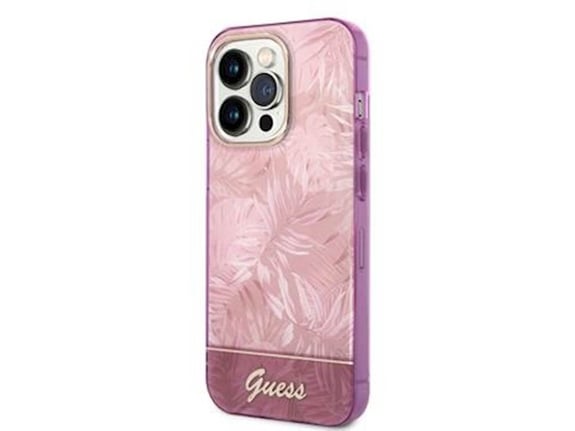 GUESS Ovitek Jungle Iphone 14 Pro Max Pink GUHCP14XHGJGHP