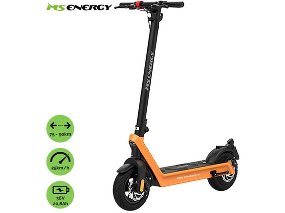 MS ENERGY električni skiro, oranžna E21