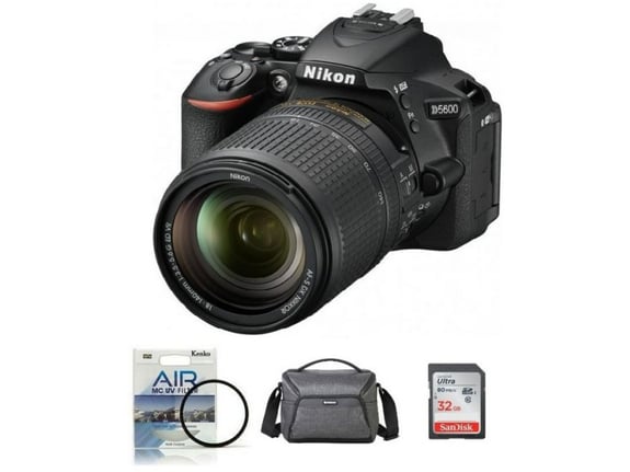 NIKON SLR digitalni fotoaparat D-5600 kit z 18-140VR+FATBOX 32GB+UV FILTER