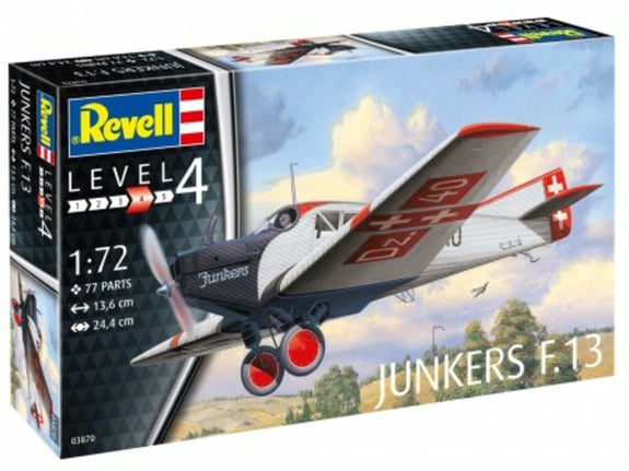 REVELL model vojaškega letala Junkers F.13 03870
