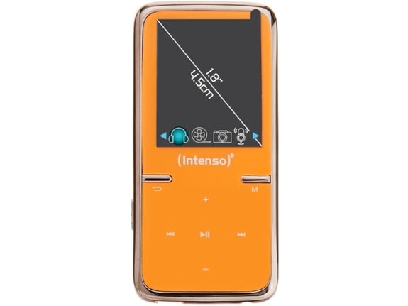 INTENSO MP3 predvajalnik Video Scooter, oranžen