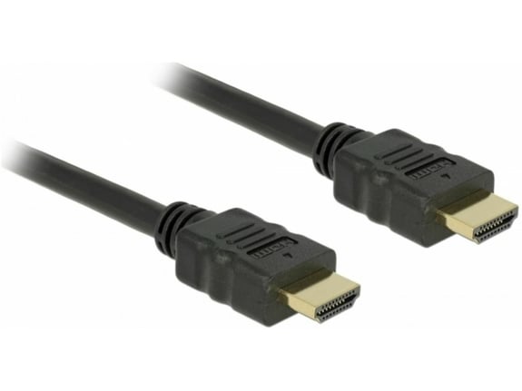 DELOCK HDMI kabel z mrežno povezavo 2m Delock črn High Speed Ultra HD 4K 84714