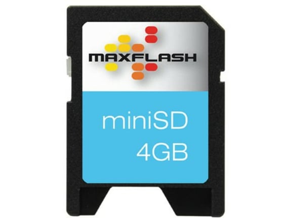 MAX-FLASH spominska kartica Mini Secure Digital (miniSD) 4GB (60x)