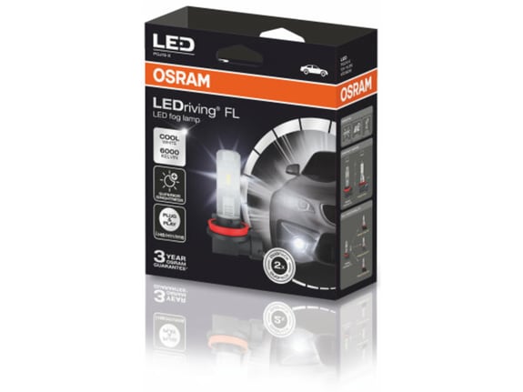 OSRAM 12V 2x led žarnica Osram 67219CW 12V H8 H11 H16 13W PGJ19 par LED Cool White 