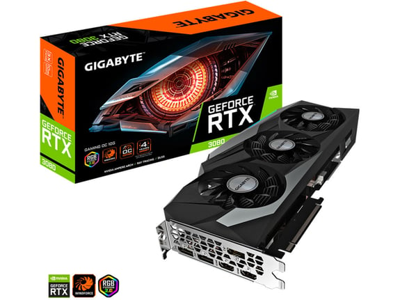 GIGABYTE GeForce RTX 3080 GAMING OC 10GB GDDR6X gaming grafična kartica