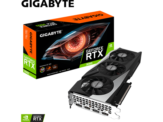 GIGABYTE grafična kartica GeForce RTX 3060 12GB GDDR6 GV-N3060GAMING OC-12GD 2.0