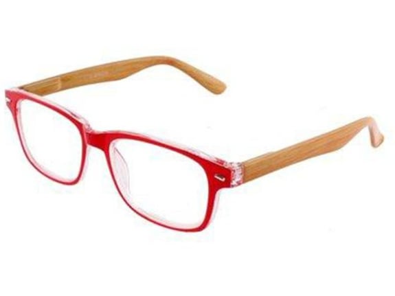 Benson Woodland rdeča dizajnerska očala za branje