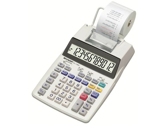 SHARP Kalkulator el1750v, 12m, računski stroj EL1750V