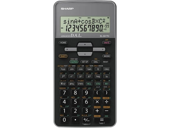 SHARP Kalkulator el531thbgy, 273f, 2v, tehnični EL531THBGY