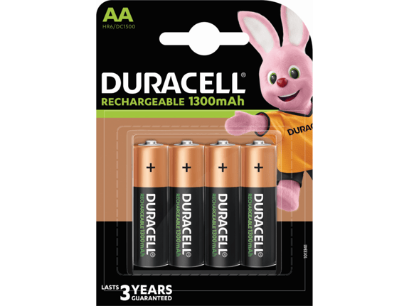 DURACELL polnilna baterija 1300 mAh AA K4
