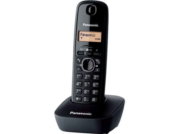 PANASONIC brezžični stacionarni telefon KX-TG1611FXH črn
