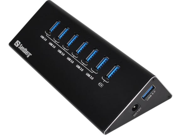 SANDBERG Sandberg USB 3.0 Hub 6+1 ports 133-82