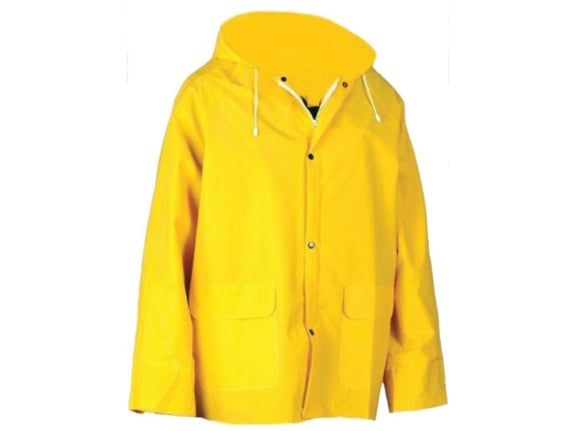 OSTALO dežna jakna s kapuco št. L, rumena