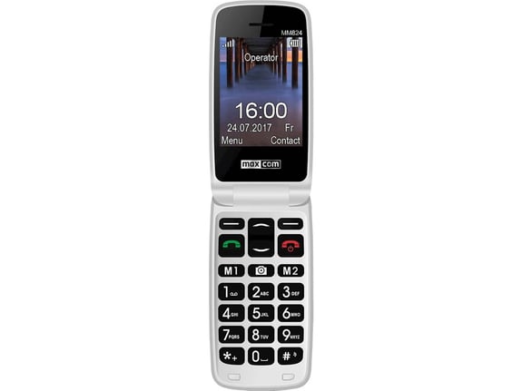 MAXCOM mobilni telefon MM824, črn
