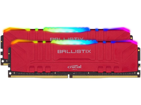 Crucial Ram ddr4 32gb kit (2x16) pc4-25600 3200mt/s cl16 1.35v  bx red rgb