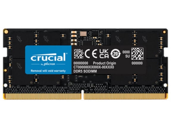 CRUCIAL RAM za prenosnik SODIMM ddr5 32gb pc5-38400 4800mt/s cl40 1.1v