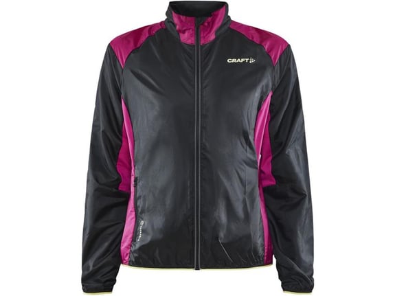 CRAFT ženska tekaška jakna pro hypervent black-roxo