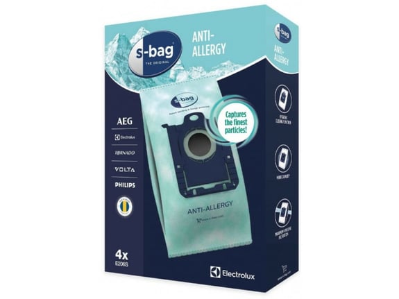 ELECTROLUX komplet 4 vrečk S-bag Anti-Allergy E206S