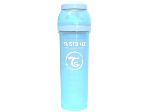 Twistshake Pastel Blue, steklenička Anti-Colic 330 ml (4+m)