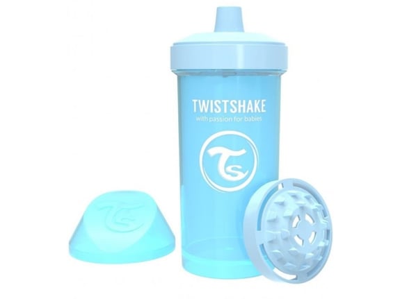 Twistshake Pastel Blue, lonček Kid Cup 360 ml (12+m)