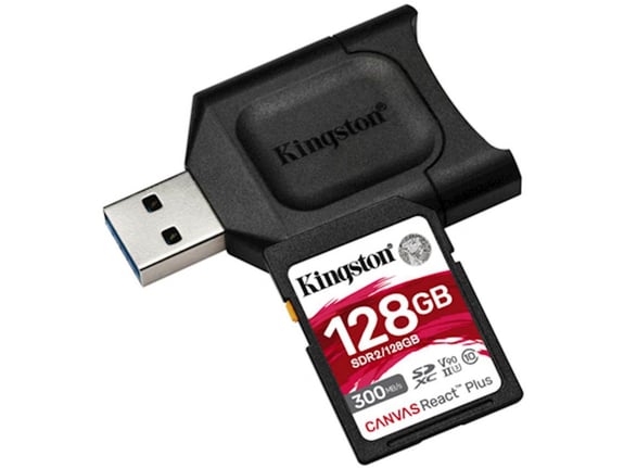 KINGSTON spominska kartica 128GB Canvas REACT Plus MLPR2/128GB