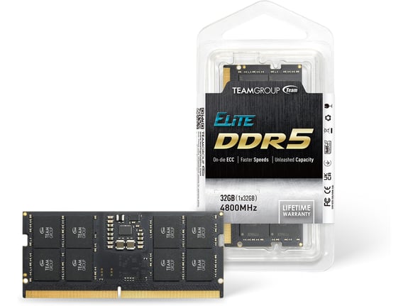 TEAMGROUP pomnilnik Elite 32GB DDR5-4800 SODIMM TED532G4800C40-S01