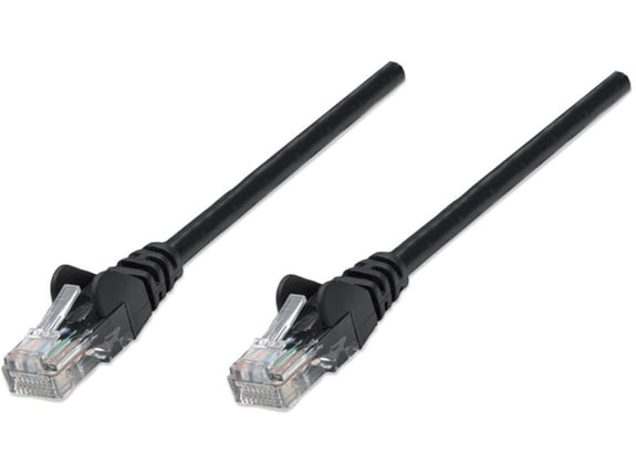 Intellinet Cat5e utp 5m črn mrežni priključni patch kabel