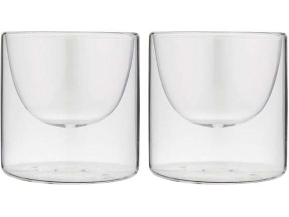 EVA Set kozarec za sladoled z dvojnim steklom Catering 220ml, 2 kos, steklo