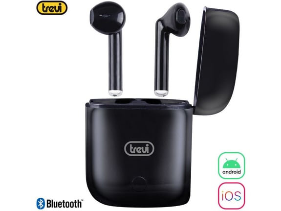 TREVI mini Bluetooth 5.1 slušalke z mikrofonom HMP 12E20 AIR  črne