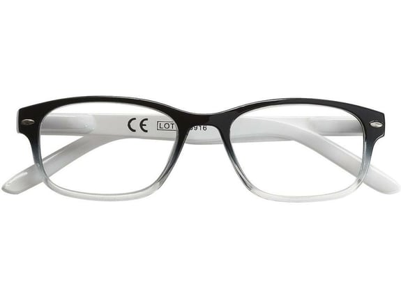 ZIPPO bralna očala črna/bela, +1 31Z-B1-BLK100