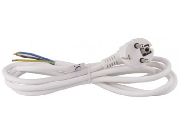 EMOS priključni kabel za razdelilec PVC 3x1,5mm, 2m, bela S14322