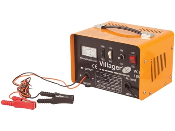 VILLAGER polnilnik akumulatorjev VCB 18 S, 12/24 V, 016432