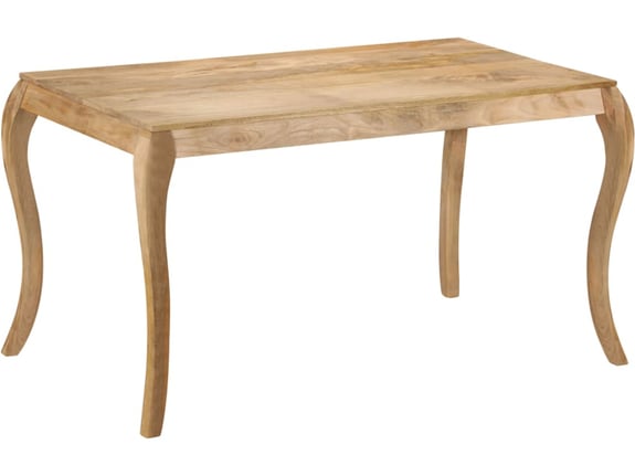 VIDAXL Jedilna miza iz trdnega mangovega lesa 135x75x76 cm
