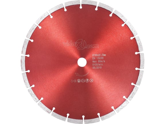VIDAXL Diamantni rezalni disk iz jekla 300 mm