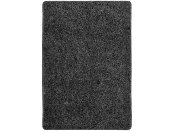 VIDAXL Košata preproga temno siva 120x170 cm nedrseča