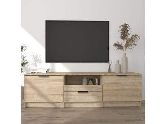 VIDAXL TV omarica sonoma hrast 140x35x40 cm konstruiran les