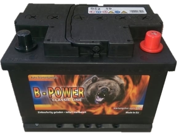 B-POWER akumulator 62ah (d+) -12v