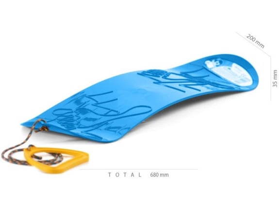 RAMDA lopata za sankanje, Snowboard s, modra PROS 19086