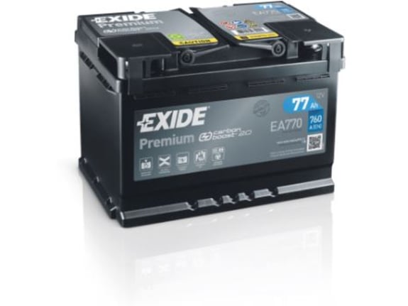 EXIDE akumulator Premium, 77AH, D, 760A, EA770