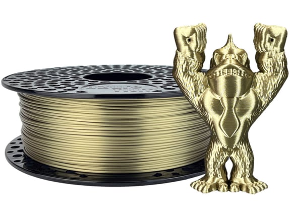 AZUREFILM filament PLA SILK, 1.75mm, 1kg, olivno zlata