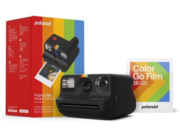 POLAROID polaroidni fotoaparat Everything box Go 2, črna