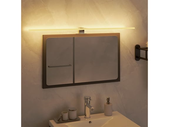 VIDAXL LED svetilka za ogledalo 7,5 W toplo bela 80 cm 3000 K