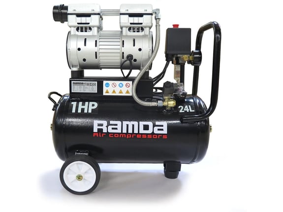 RAMDA brezoljni kompresor 24L, 0,75kW, 8bar, 60L/min RA 698689