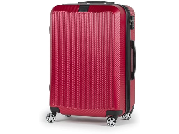 SCANDINAVIA potovalni kovček  Carbon Series 65L 20090, rdeča