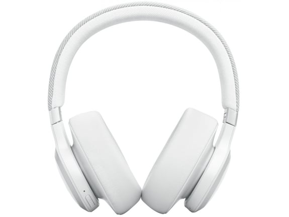 JBL naglavne slušalke Live 770NC, bela
