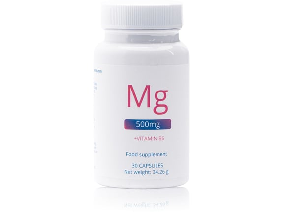 HEKA magnezij 500 mg, 30 kapsul